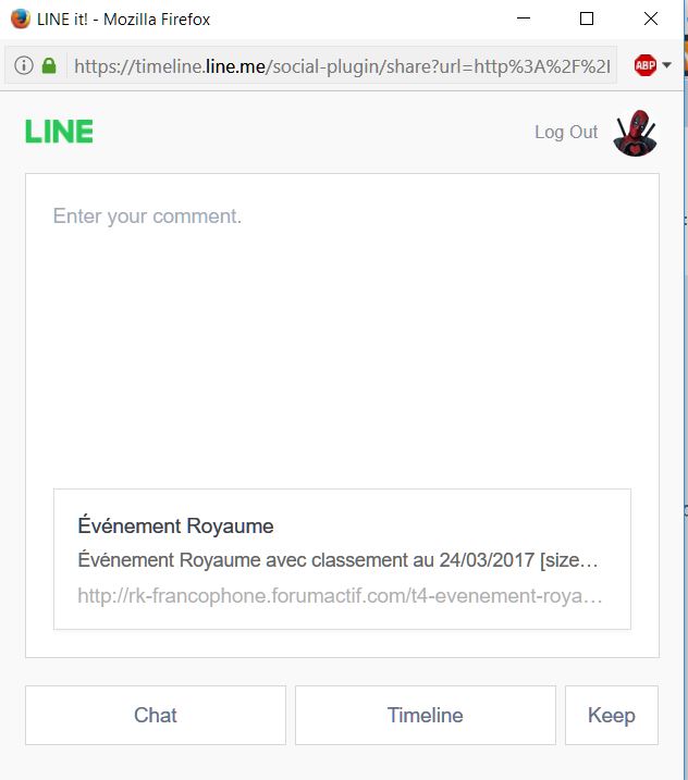 Partage avec Line Line_d10