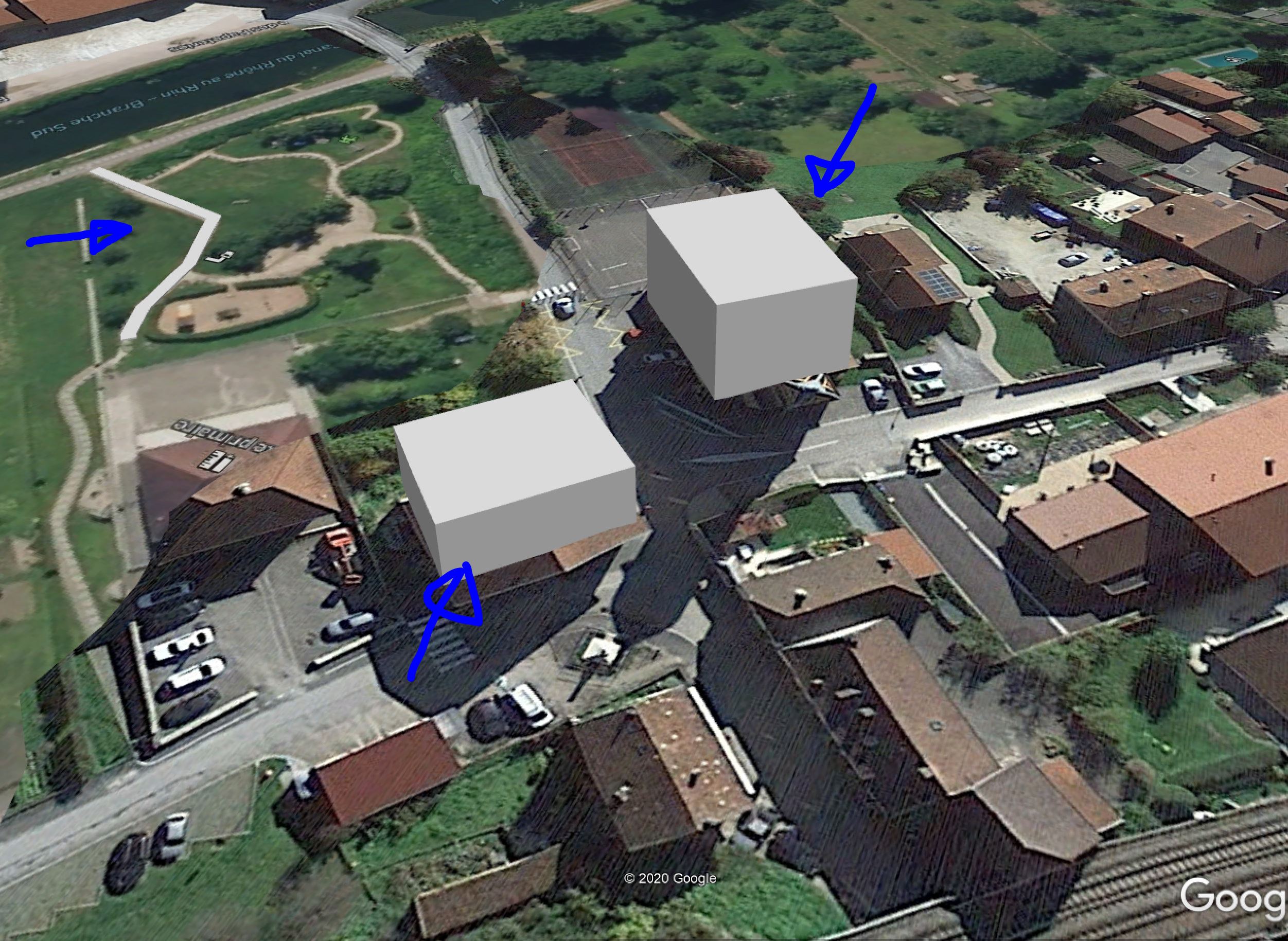  [ SKETCHUP généralité ] Mettre un modèle sur Google Earth Captu284
