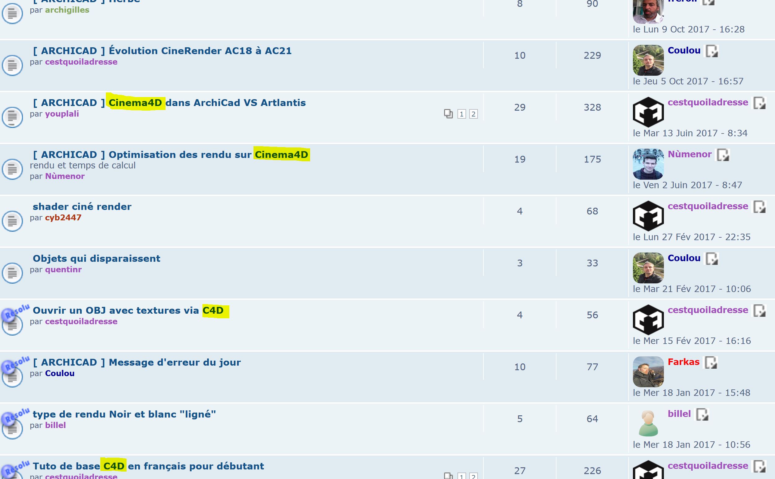 [FORUM] SONDAGE -  nouvelle section pour nouveau soft sur ce forum - sondage pour  cinema4d ? Captur23