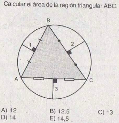 Calcular a área da regiao triangular 17342910