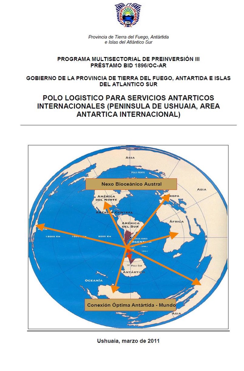 NOTA TELAM: PROYECTO DE LEY PARA LA NUEVA BASE NAVAL USHUAIA Y POLO LOGISTICO INTERNACIONAL 111