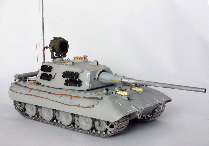 E-100 Ausf.K - сверхтяжёлый командир (конверсия Trumpeter+AFV Club+Звезда 1/35) 1011