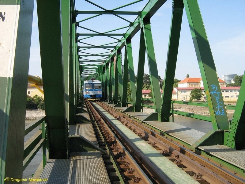 eljezniki most preko Drave kod Osijeka 1211