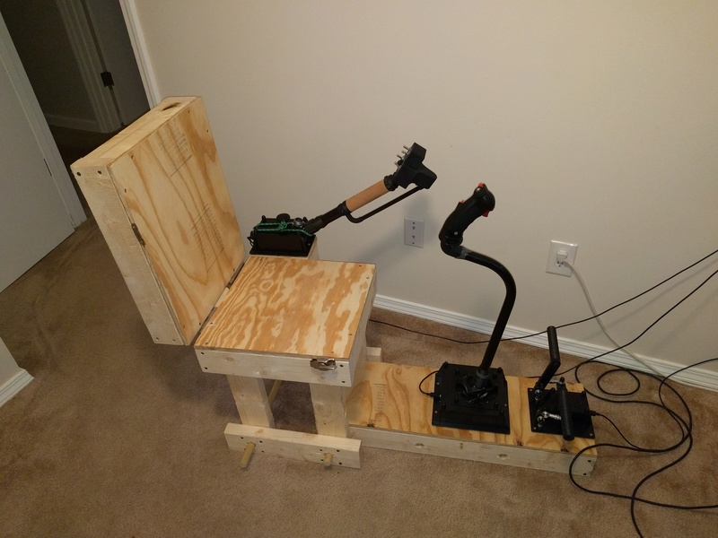 Homemade Heli Seat (Wood) Flight10