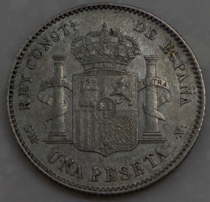 1 peseta 1903. Alfonso XIII Dsc03611