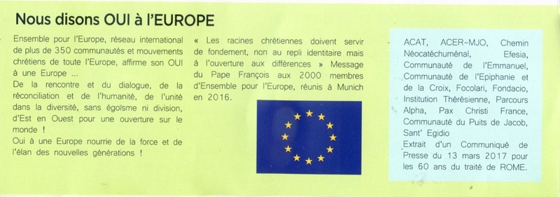 La politique européiste de l'Eglise Blocno10