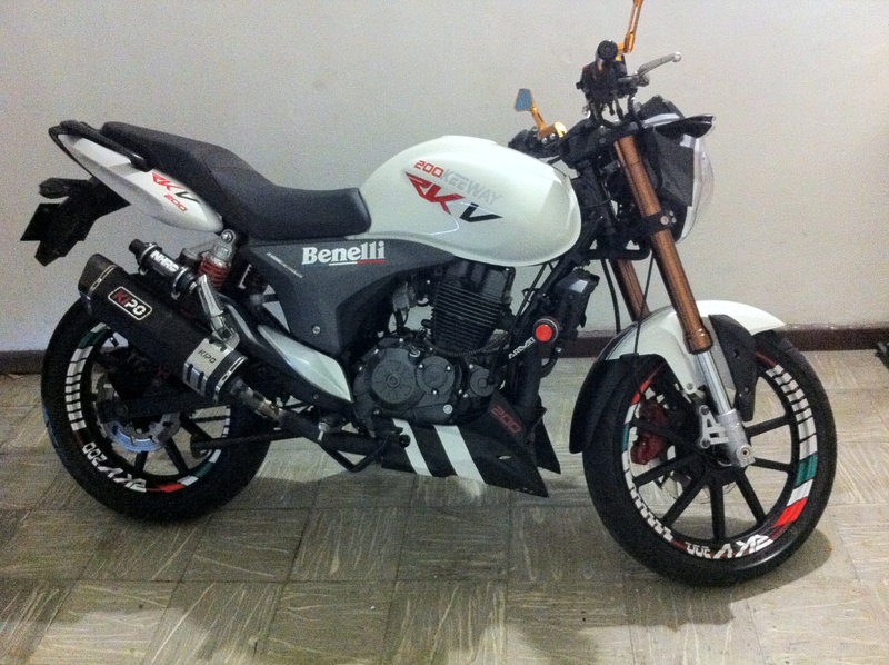keway Rkv 200 s modificada,