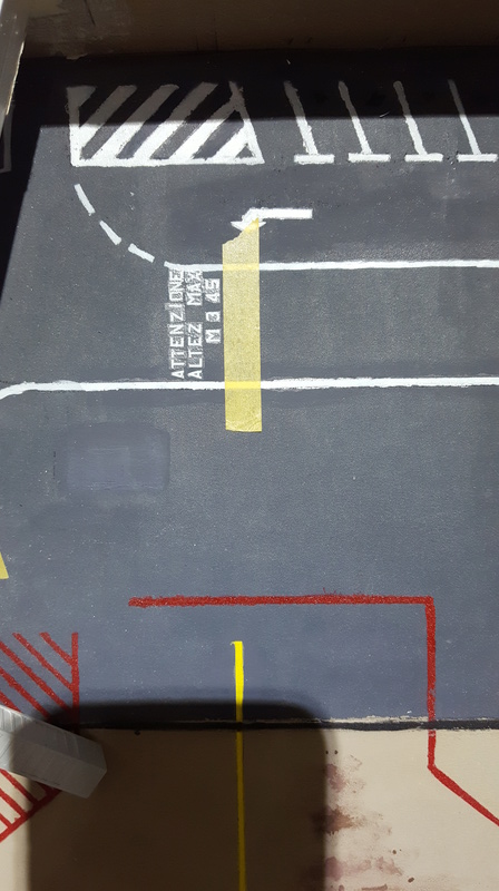 IN- PROGRESS PLASTICO/DIORAMA AEROPORTO LINATE  1:200  20170612