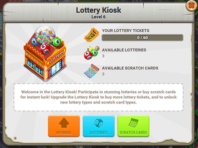 Lottery kiosk Kiosqu10