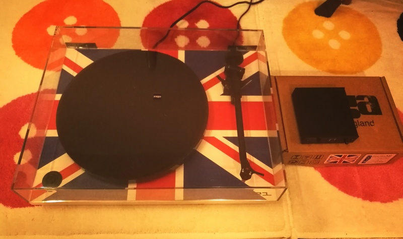 Rega RP1 Turntable Union Jack Edition with Performance Pack (SOLD) Img_2053