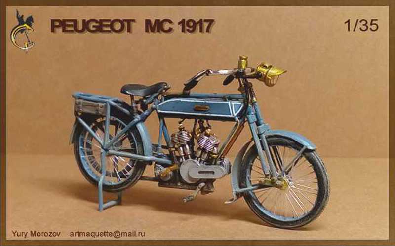 Moto Peugeot MC 1917, 1/35 Meng/scratch P110