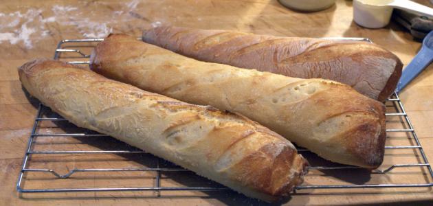 عمل خبز فرنسي اسهل طريقة 1222