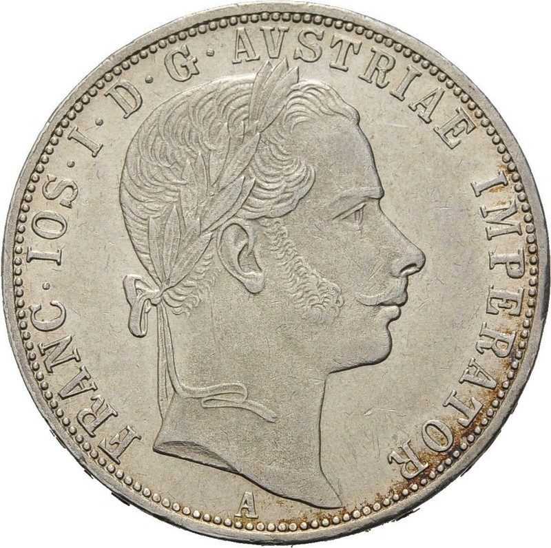 1 Florin Austria Franz Joseph 1859 Yuster11