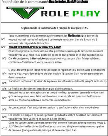 LE REGLEMENT DE LA COMMUNAUTE Regle11
