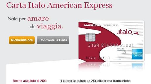 CARTA ITALO AMERICAN EXPRESS regala BUONO ITALO € 25 [senza scadenza] Immagi16