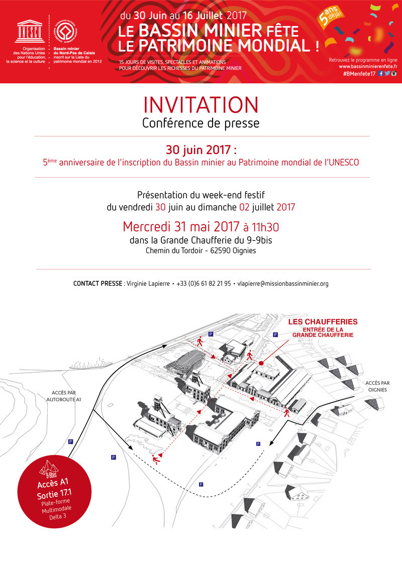 Conférence de presse 5e anniversaire Bassin minier Patrimoine mondial Invita10