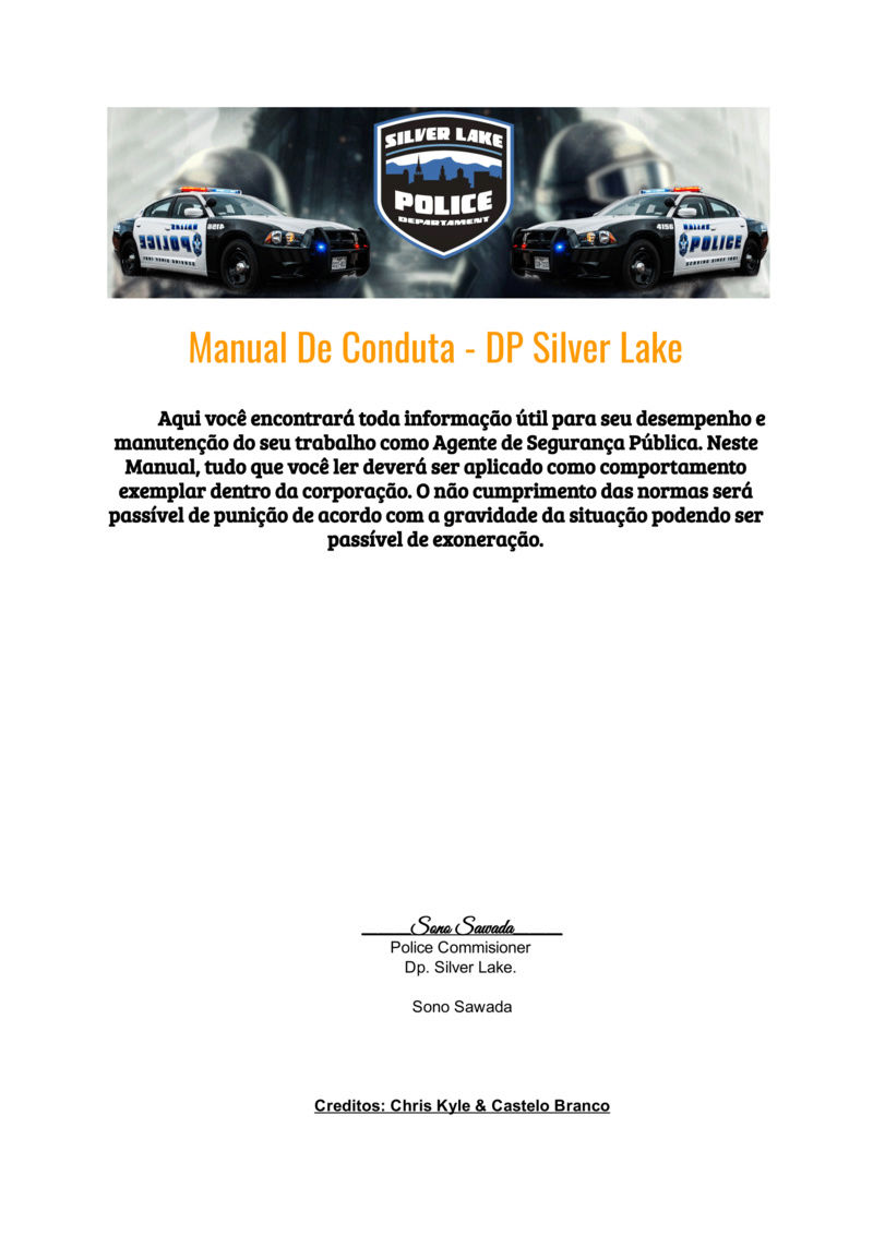 Manual de Conduta - DP Silver Lake Manual10