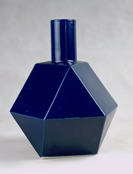 Polygon Ceramic Vase or Bottle - No Mark Cubist11