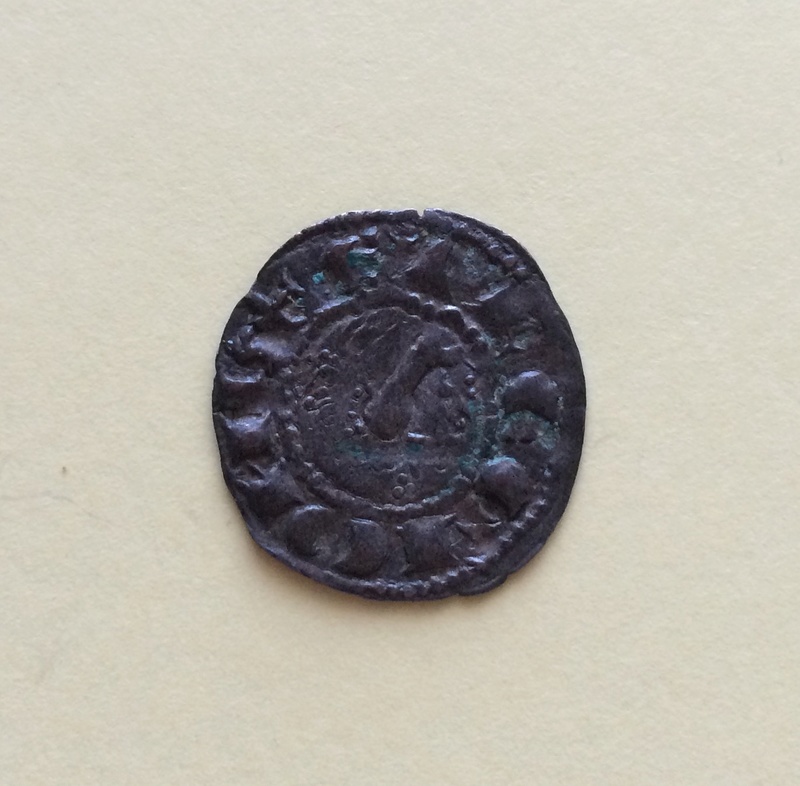 Dinero pepión de Fernando IV de Castilla 1295-1312 Burgos Image20