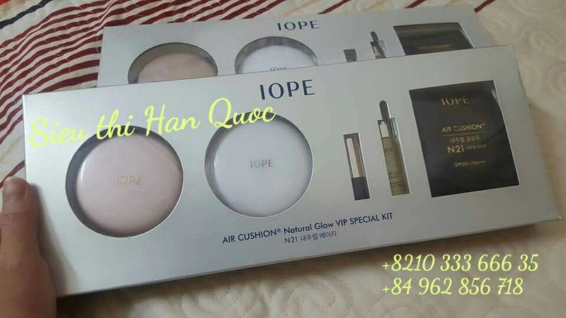 Phấn nước IOPE Air Cushion Natural Glow- Set đặc biệt Phan110