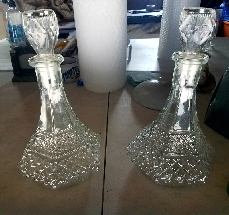 Pair of decanters. Glass ID please... 20170670