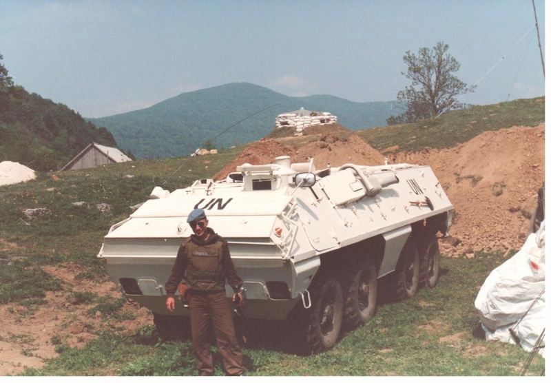 Bulletproof vest/Body armor used by Czechoslovakian/Czech forces in UNPROFOR mission 2610