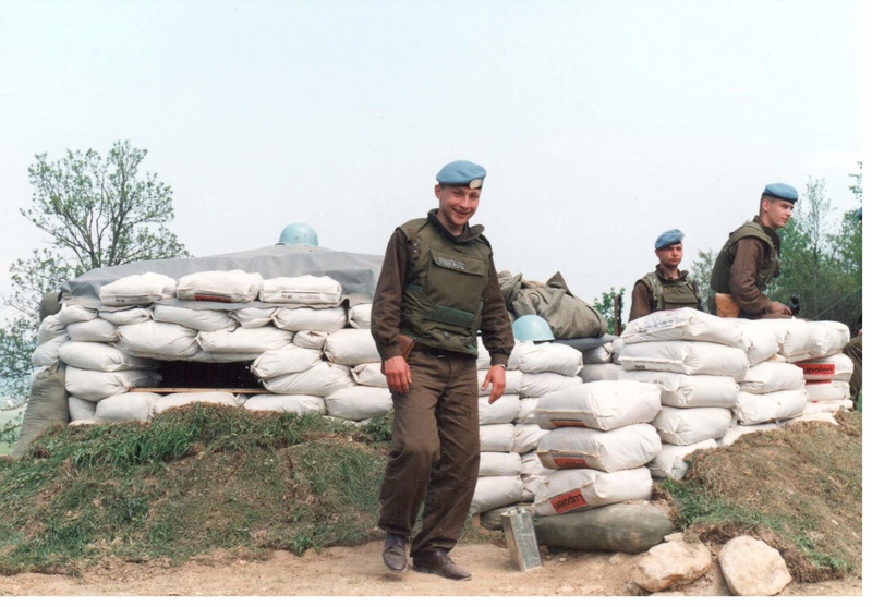 Bulletproof vest/Body armor used by Czechoslovakian/Czech forces in UNPROFOR mission 8910