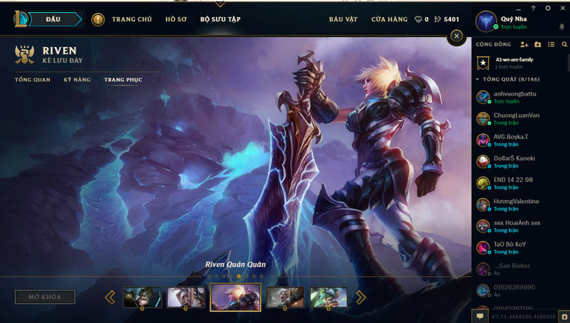 Riven Quán Quân Rank BK V 135 Champ 13 bảng Ngọc Giá 350k Untitl11