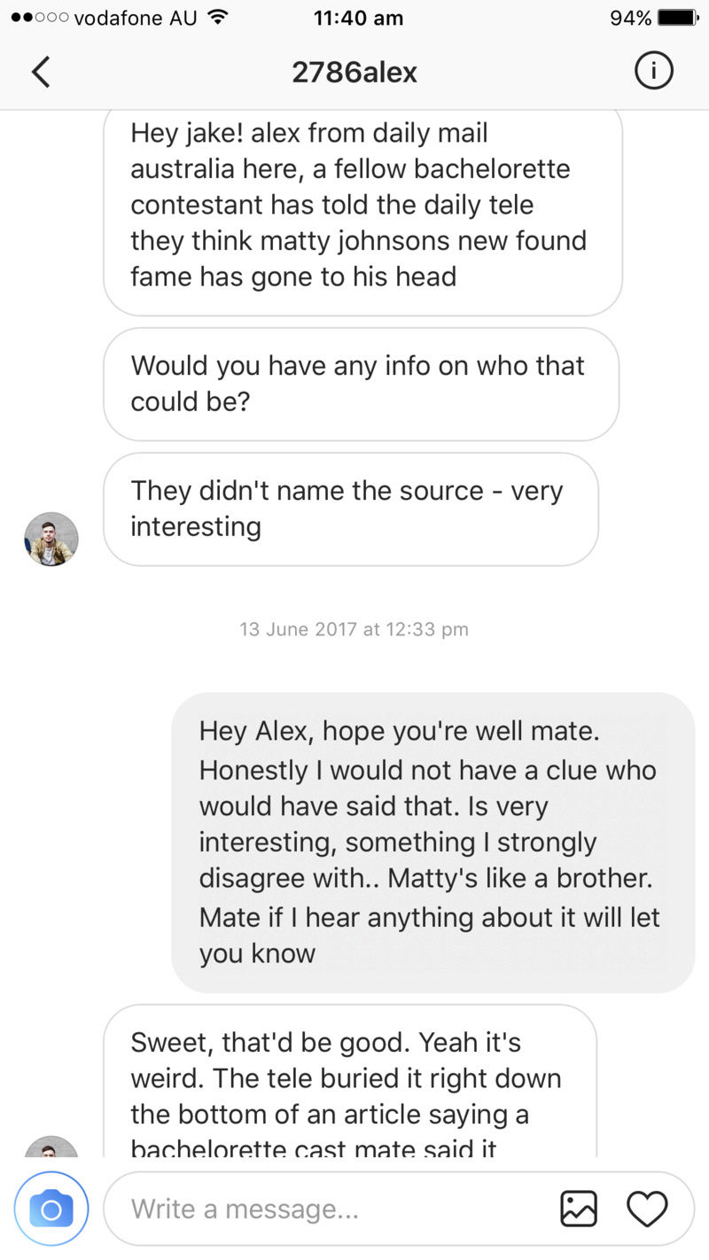 Bachelor Australia - Season 5 - Matty Johnson - Media Social Media - *Sleuthing Spoilers* - Page 58 Img_6611