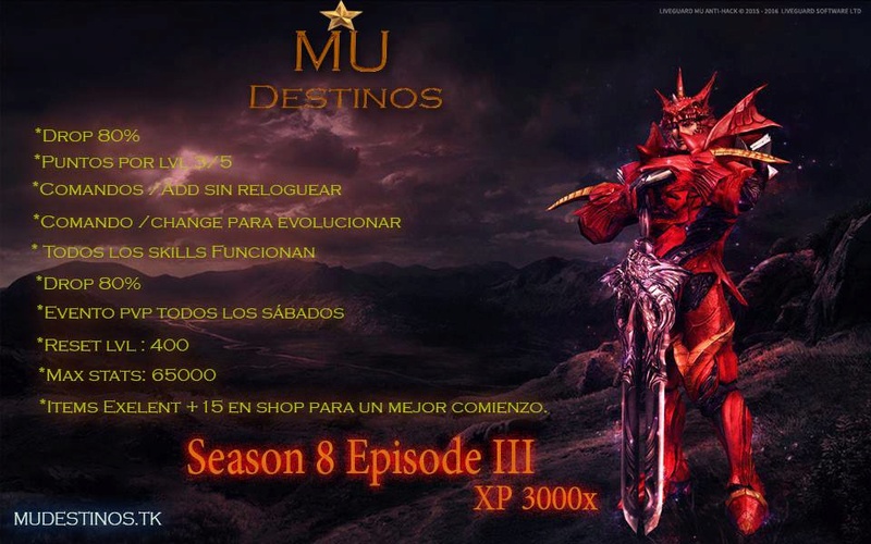 [Mu-Destinos][Season 8 Epi 3][Online 24/7][Servidor Argentino] 19357710