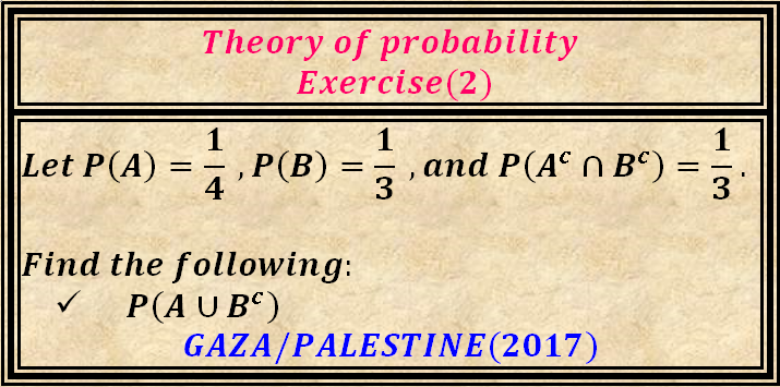 Probability Theory Theory12