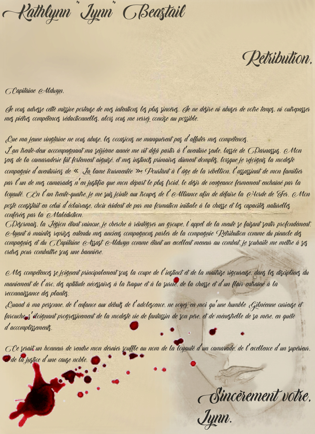 [Sans suites] Lettre à l'intention du capitaine Aldwyn Lettre11