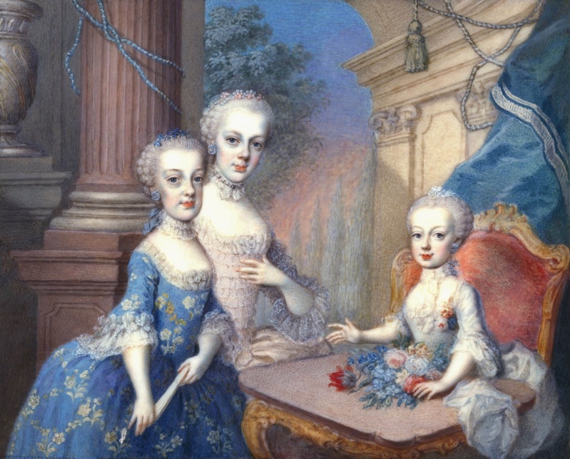 Portrait de Marie-Antoinette ou de sa soeur, Marie-Josèphe, par Antonio Pencini ou Bencini ? 12_nzb10