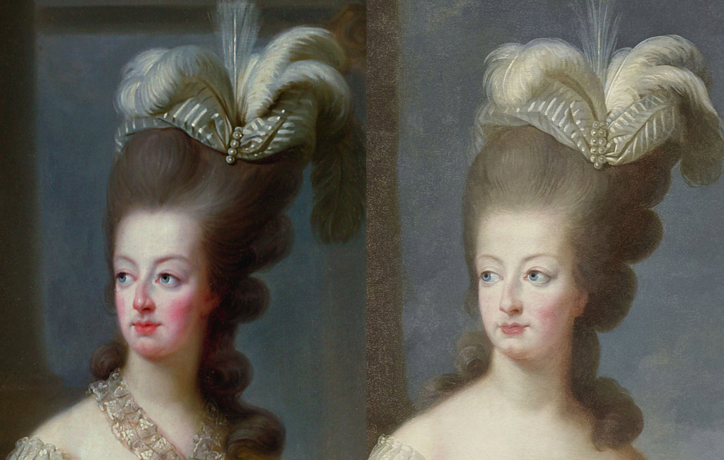 Marie-Antoinette en buste par et d'après Mme Vigée-Lebrun (1778) Gg_27710