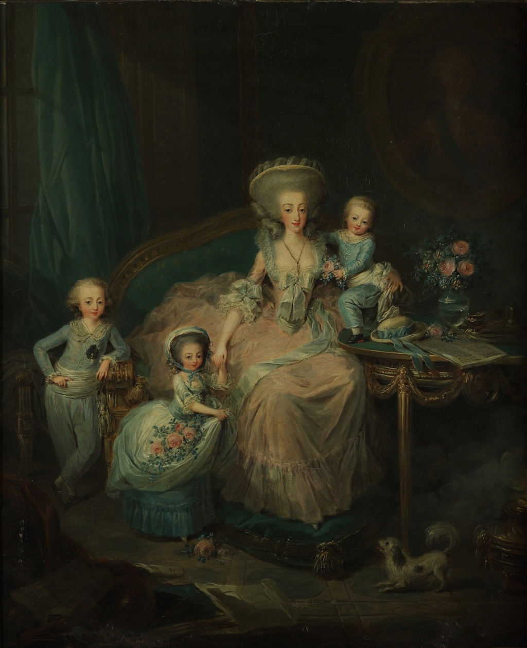 Portraits de Marie-Antoinette et de la famille royale par Charles Le Clercq ou Leclerq - Page 4 Lecler12