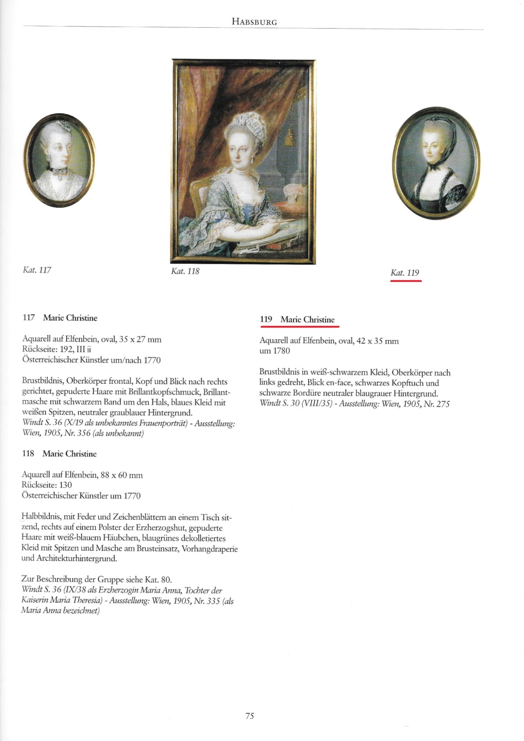 Portrait de Marie-Christine ou de Marie-Antoinette en deuil ? Miniat13