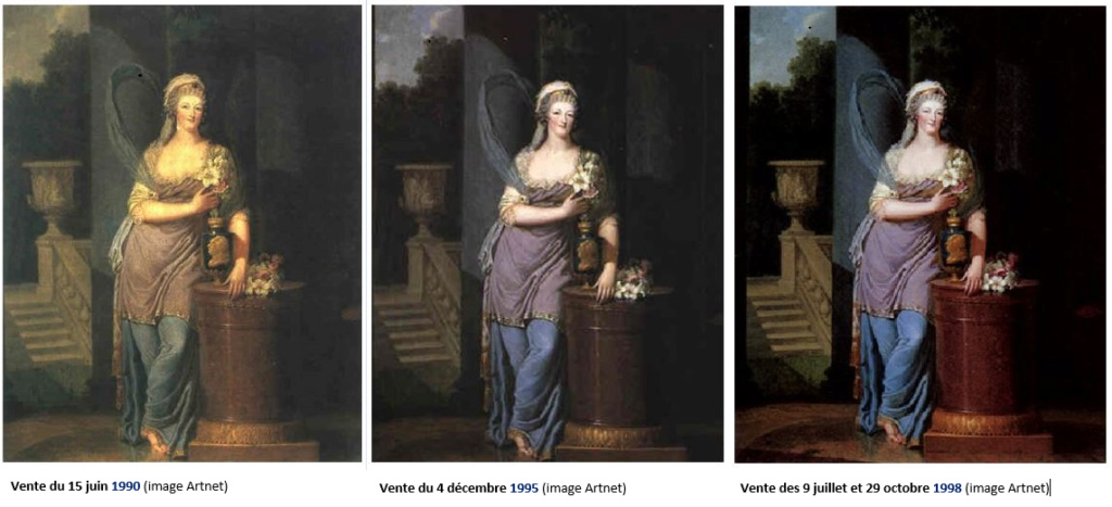 Portraits de Marie-Antoinette costumée à l'antique, ou en vestale, par et d'après F. Dumont  - Page 2 Vestal10