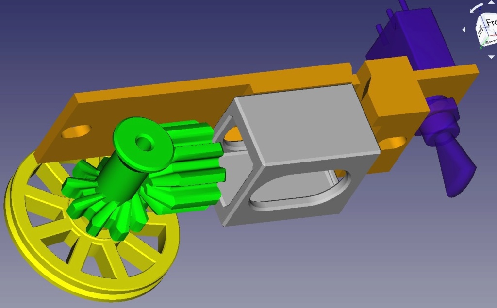 Loco « électrique » en 3D pour le train en bois BRIO 00412