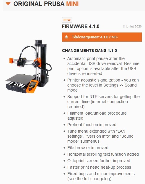 Imprimante Prusa MINI Mini10