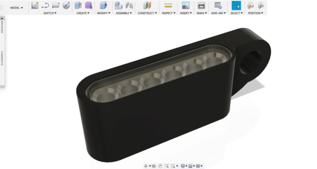 Fabrication clignotants LED avec imprimante 3D Captur13