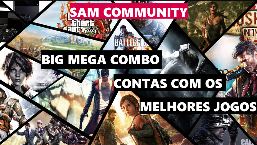 MEGA [BIG] COMBO DE CONTAS GAMES : STEAM/ORIGIN/PUBG/UPLAY Combza10
