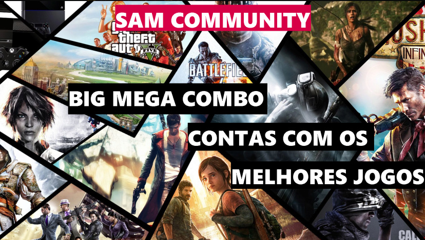 COMBO DE CONTAS GAMES STEAM/ORIGIN/LOL Combza12