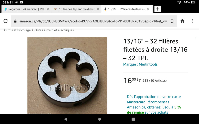 .15 tee dee tap and die  dimensions difrent size info  Scree135