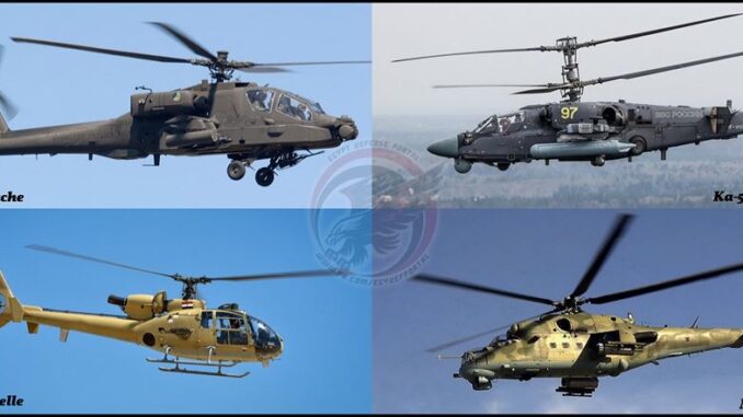 الفوارق في المهام بين المروحيات الهجومية والقتالية الأربع التابعة للقوات الجوية المصرية 95963310