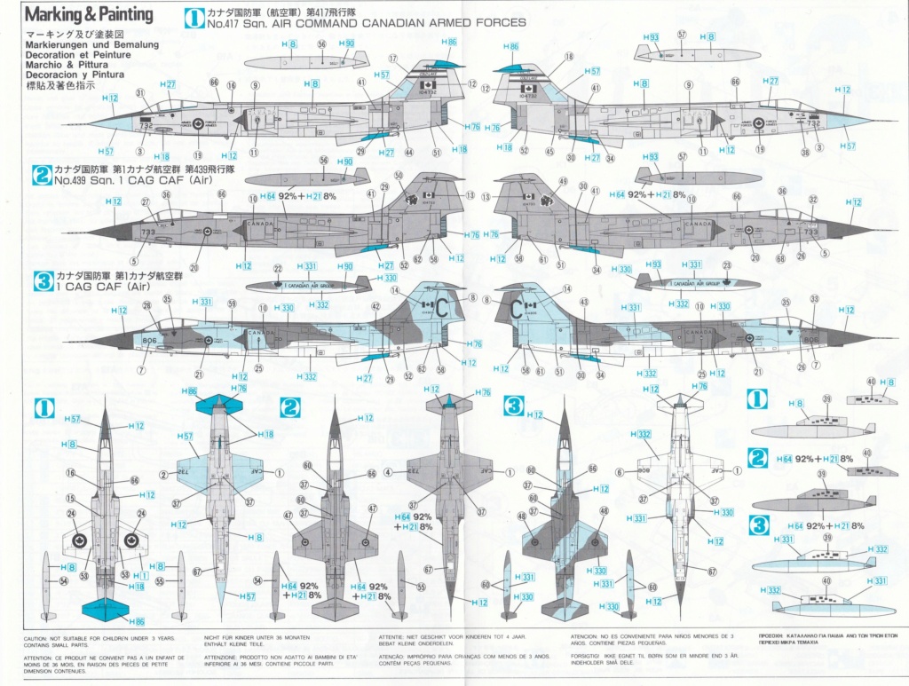 [Hasegawa D16] CF-104 Starfighter Cf-10413