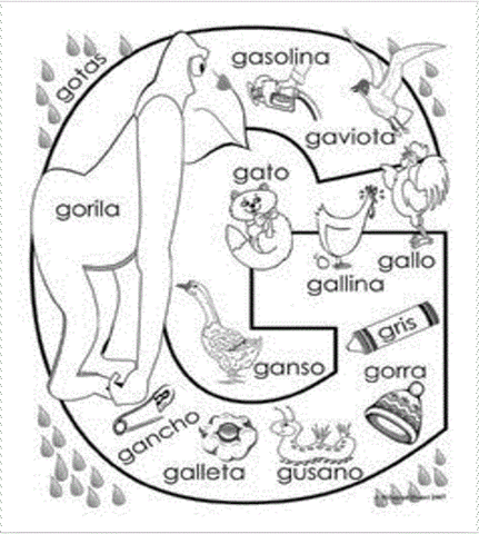 CONSONANTE G-g Y SUS SÍLABAS GA-GO-GU CONSONANTE G-g Y SUS SÍLABAS GA-GO-GU
