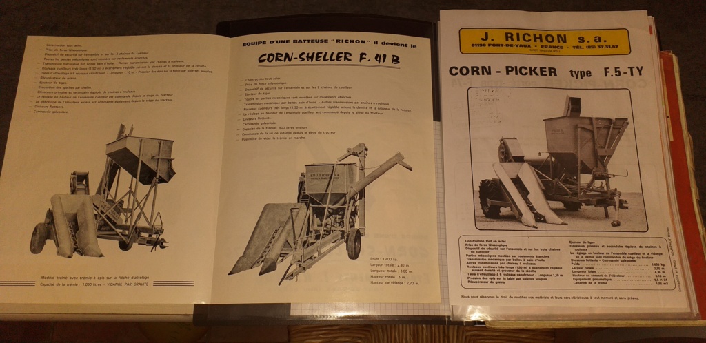 RICHON  Corn-picker et autres matériels 20210118