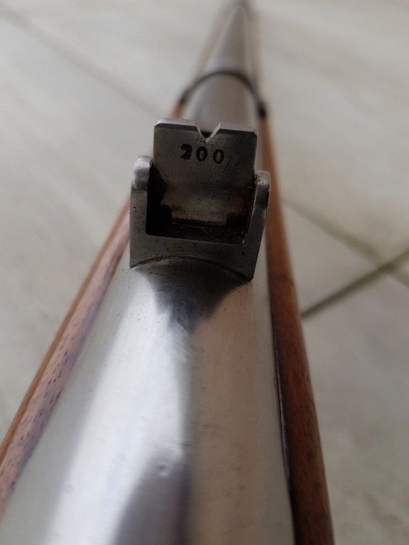 Présentation d'un fusil d'infanterie Mle 1857 transformé tabatière 20230346