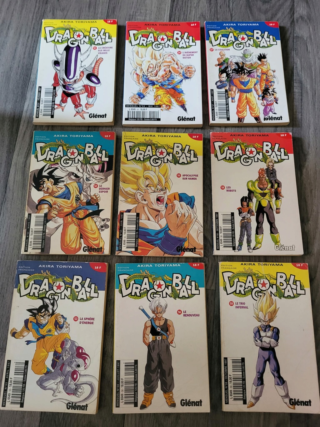 Manga Dragon Ball première édition vendu en kiosque 6610