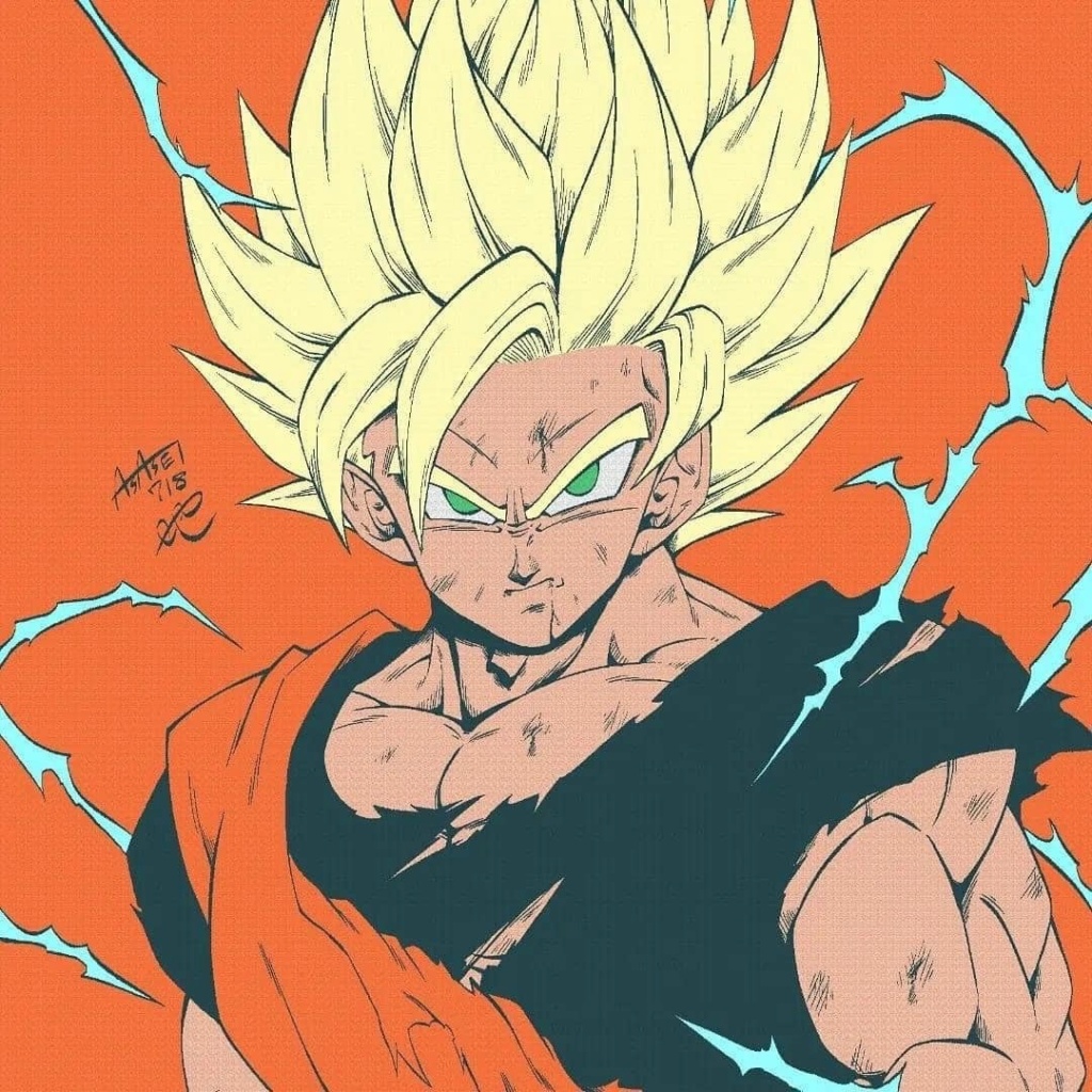 Fan arts Goku et ses transformations C20